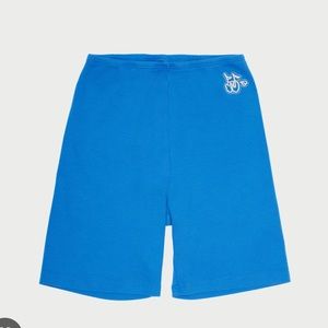 Cherry blue biker shorts